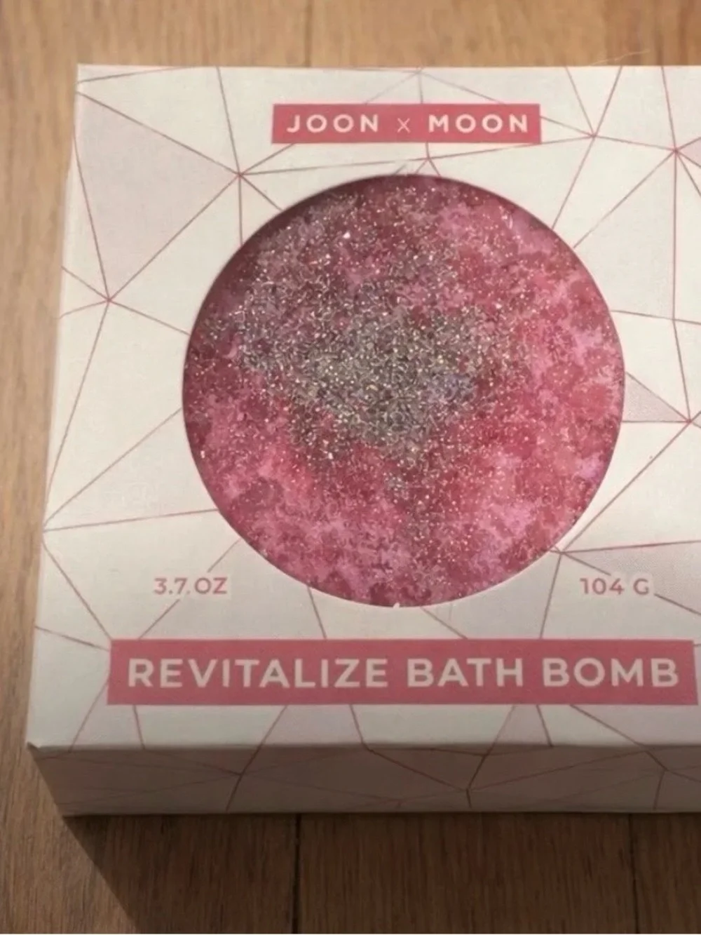 June x Moon Pink Revitalize Geode Bath Bomb